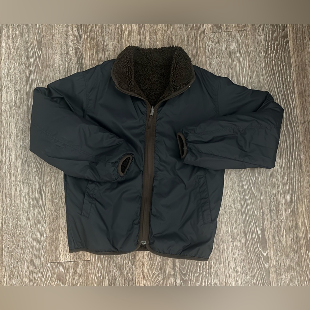 Uniqlo U reversible brown jacket